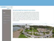 Tablet Screenshot of goderichelevators.com